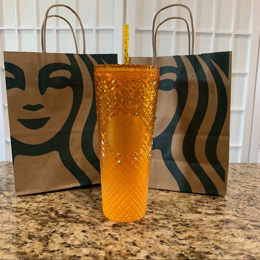 Starbucks 2022 Mango Ombre 24oz Tumbler BNWT